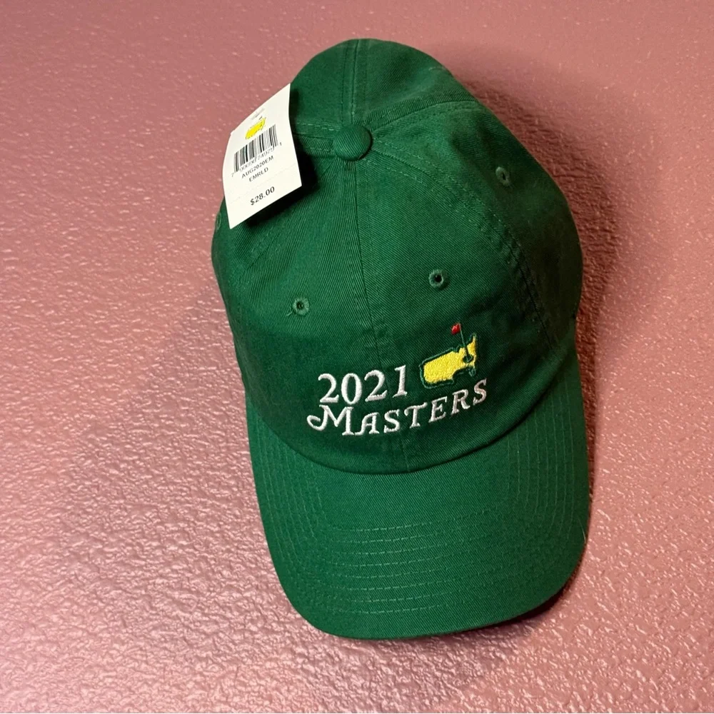Masters 2021 NWT Green Hat Hideki Matsuyama win year - Picture 1 of 3
